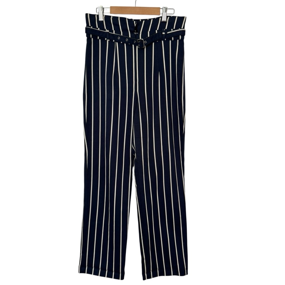 Reformation Navy Striped Women's Pants Size 4